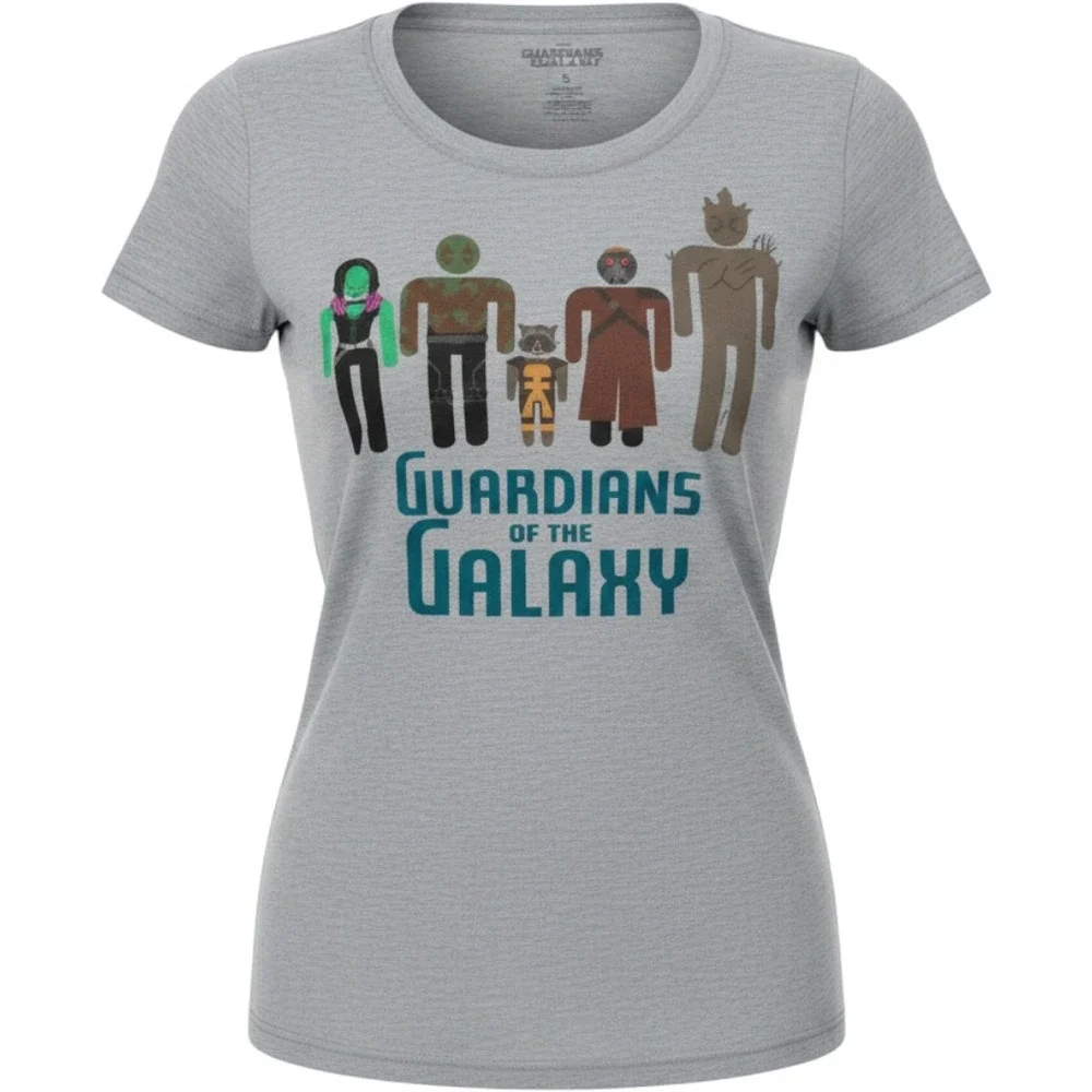 Marvel Guardians of the Galaxy Hot Topic Grey Graphic T-Shirt Small NWT